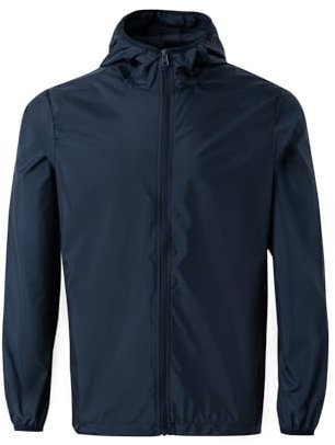 Mukua Stockton, Cortavientos Unisex Coupe-Vent, Bleu Marine, L Mixte