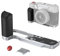 SMALLRIG X100VI Handgriff L-Shape Grip L-förmiger Griff für FUJIFILM X100VI und X100V Kameras, integrierte Schnellwechselplatte für Arca, Leichter Silikon Seitengriff, mit Auslöser 4555