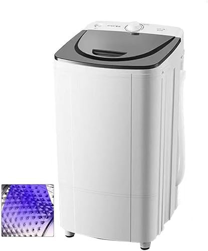 FDSGEEE 10kg Spin Dryer, Gravity Drain dryer, 360° blue light, 2800 RPM Portable Clothes Dryer, Energy&Power Saving Spinner