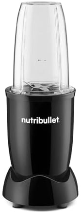 nutribullet blender 600 Series Starter Kit in Black - 4 Piece Set - Nutrient Extractor High Speed Blender - 600W - Quick & Powerful - Kickstart Your Morning - Great for Smoothies