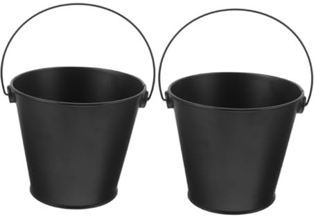 Happyyami Cubo Metálico para Grasa y Aceite para Barbacoa Al Aire Libre, Tamaño 5.6x5.6x4 Cm, Reutilizable, Resistente y Fácil De Limpiar para Parrillas y Picnic