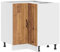 vidaXL Küchen-Eckunterschrank Lucca Altholz-Optik Holzwerkstoff, Eckunterschrank, Küchenschrank, Küchen-Eckunterschrank, Eckunterschrank für Küche