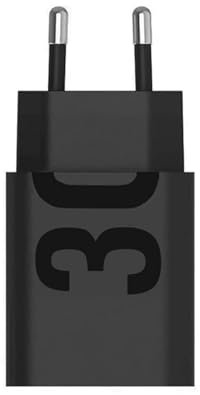 Audiosystem Carica Batterie Rapido per Motorola 30W Moto G82 G83 G84 G85 G71 G72 G73 G62 G60 G60s G55 G35 Con ingresso USB Type C Turbo Power Sostituisce il Caricatore Originale Nero