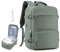 Sac à Dos sous Vide Sac a Dos Voyage Cabine 40x20x25 Cabine Avion Bagage pour Ryanair avec Sac de Compression sous Vide & Pompe Manuelle Bagage Femme Homme pour Ordinateur Portable 15.6 Pouces