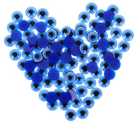 LIFKOME Evil Eye Nail Charms Resin Flatback Beads Craft Projects Jewelry Making Plush Toys Decor