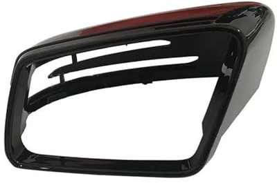 Auto Rückspiegel Abdeckung Rückspiegelabdeckung Für W212 W204 C E S-Klasse W176 W246 C117 X156 X204 W221 C218 A B CLA GLA GLK Außenspiegelkappen-Ersatz Außenspiegel Kappen(Schwarz,Links)