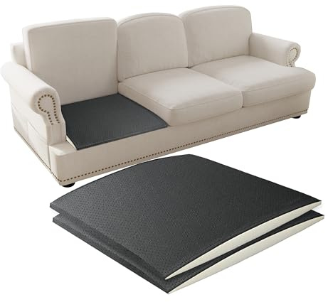 LELEFIDO Supporto per cuscino per sedile cedente, 52 x 52 cm, imbottitura in schiuma ad alta densità, pannelli di supporto curvi per la riparazione di divani, cuscini per mobili per un maggiore