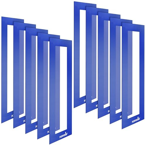 POPPSTAR Magnetrahmen magnetisch mit Magnetverschluss, blau, 10 Stück