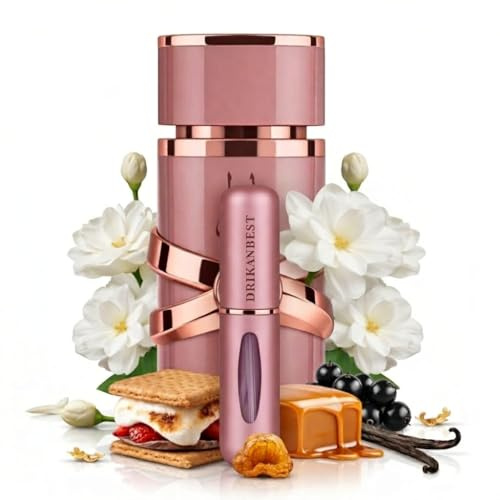 YaraElixir Perfume Mujer 100ml Eau de Parfum | Fragancia Dulce, Cremosa y Adictiva con Fresa, Vainilla y Caramelo | Larga Duración + Atomizador 5ml Drikanbest