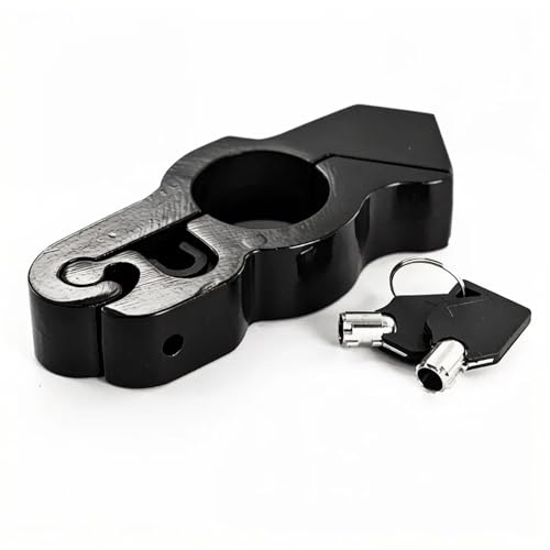 Motorbike Lock Security Fit for Zontes 703F 703 Motorcycle Handlebar Lock Heavy Duty Steel Anti-Theft for Outdoor Motorcycle Chain and Padlock(Black)