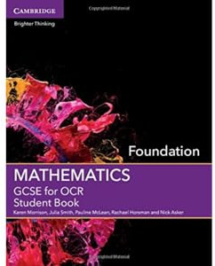 GCSE Mathematics for OCR Foundation Student Book