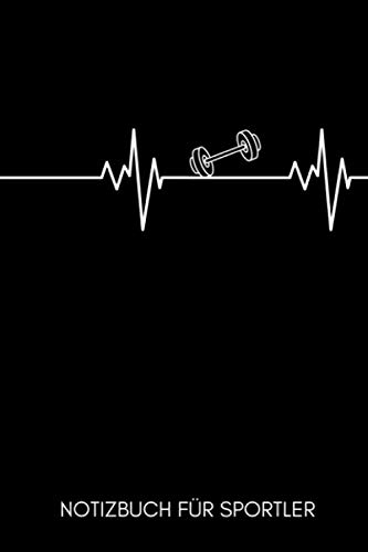 NOTIZBUCH FÜR SPORTLER: A5 Notizbuch LINIERT | Trainingsbuch | Trainingstagebuch | Fitness Planer | Nützliche Geschenke für Männer | Krafttraining | Bodybuilding | Kalender