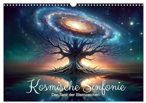 Kosmische Sinfonie: Der Tanz der Sternzeichen (Wandkalender 2026 DIN A3 quer), CALVENDO Monatskalender: Sternzeichen-Magie in künstlerischer Harmonie. (CALVENDO Wissenschaft)