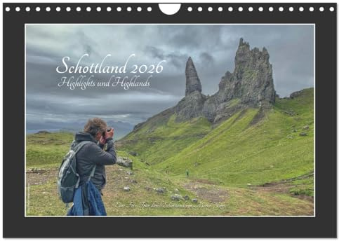 Schottland 2026 Highlights und Highlands (Wandkalender 2026 DIN A4 quer), CALVENDO Monatskalender: Schottland mit seiner beeindruckenden Vielfalt in 13 fantastischen Motiven! (CALVENDO Orte)