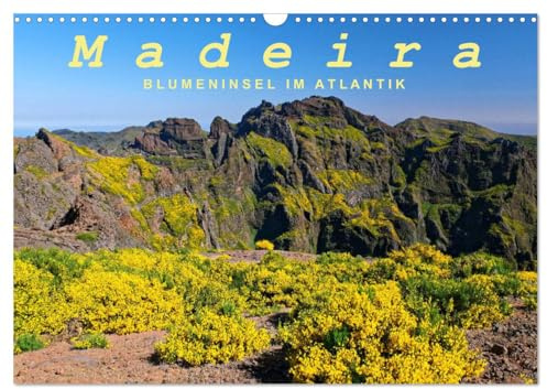 Madeira Blumeninsel im Atlantik (Wandkalender 2026 DIN A3 quer), CALVENDO Monatskalender: Madeira hat eine abwechslungsreiche faszinierende Landschaft (CALVENDO Natur)