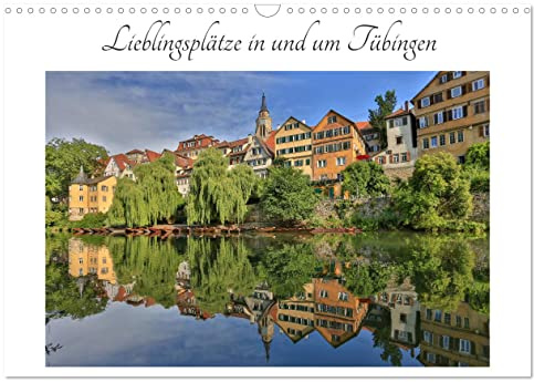 Lieblingsplätze in und um Tübingen (Wandkalender 2026 DIN A3 quer), CALVENDO Monatskalender: Besondere Impressionen aus Tübingen und Umgebung (CALVENDO Orte)