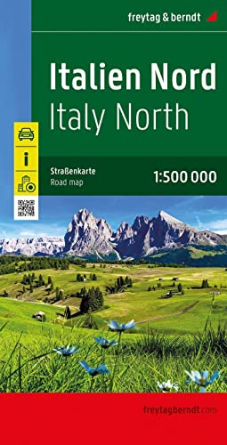 Italien Nord, Straßenkarte 1:500.000, freytag & berndt (freytag & berndt Auto + Freizeitkarten)