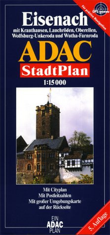 ADAC Stadtpläne, Eisenach: Mit Citypl., Postleitzahlen u. großer Umgebungskte.