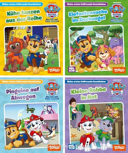 Nelson Mini-Bücher: PAW Patrol 29-32: 24 Mini-Bücher im Display | Spannende Mitmachgeschichten mit den heldenhaften Hunden ab 3 Jahren