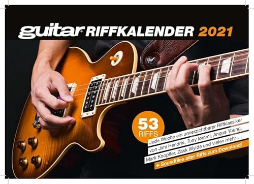 guitar-Riffkalender 2021: Wochenkalender