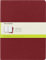 Moleskine Cahier Notizhefte (blanko, X-Large, Kartoneinband) 3-er-Set preiselbeerrot