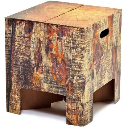 Dutch Design Brand Chair Hocker, Tree Trunk, 30x30x34 cm
