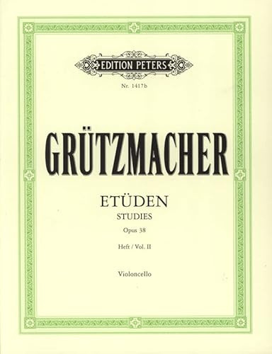 Etüden op.38 Band 2 : für Violoncello 12 Studien mit Daumenaufsatz