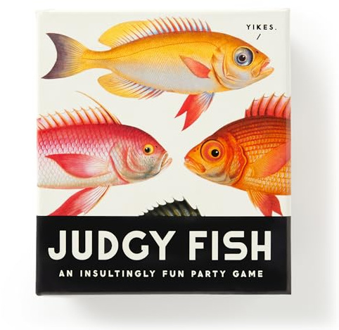 Judgy Fish Game | Craft Urkomische Beleidigungen für übermäßig wertende Fische, ideal für Partys und Spieleabende, 2+ Spieler