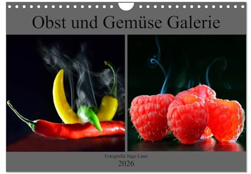 Obst und Gemüse Galerie (Wandkalender 2026 DIN A4 quer), CALVENDO Monatskalender: Traumhafte Obst und Gemüsefotografie (CALVENDO Lifestyle)