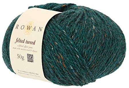 Rowan Z036000-00207 Hilo de Punto a Mano, 50% Lana, Viscosa, 25% Alpaca, Verde Botella, talla única
