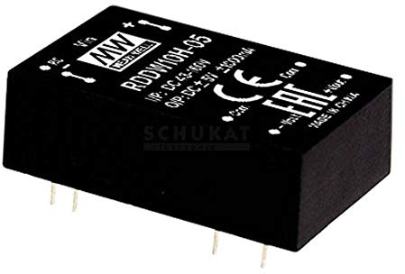 MeanWell RDDW10H-12 DC/DC converter 416mA 10W Number of outputs: 2 x