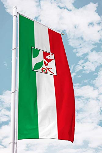 Deitert NRW-Bürgerflagge für Ausleger im Hochformat 120x300cm