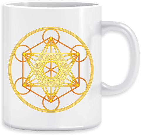 Metatrons Cube, Fleur De La Vie, Sacré Géométrie Tasse Ceramic Mug Cup