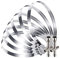 HONGECB 6 Zoll Schlauchschellen, Metallschlauchschellen, Rohrschellen Verstellbare, Edelstahl Schlauch-Rohrschelle, Verstellbar Worm Drive Schlauch Klemme, zur Befestigung Rohren, 6 Stück