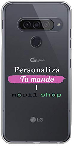 Movilshop Personnalisez votre étui [LG G8s ThingQ] en silicone souple transparent Coque de protection en gel TPU pour smartphone