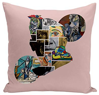 Fabulous Kissen Kissenbezug 40x40 cm Picasso Moderne Collagekunst Künstler Malerei