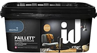 Peinture de finition mate paillettée PAILLETT 2L FLASH - ID Paris