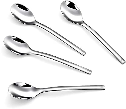 Tchibo Kaffeelöffel, 4-er Set Kaffeelöffel, Caffè Crema, Edelstahl, Spülmaschinengeeignet