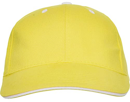 KINKIES Gorra Infantil de Colores 100% algodón - Gorra de Béisbol, para niñas y niños, con Agujeros de ventilación y Cierre de Velcro