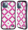 Head Case Designs Diamante Rosa Pattern Fogli Intrecciati Cover Ibrida Compatibile con Apple iPhone 13