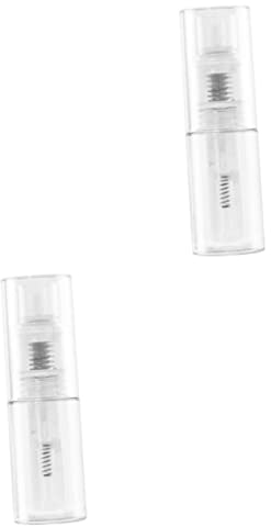 Beavorty 2St Trockenpulver Flasche lose Vorratsflasche für Pulver bilden Make-up-Puder-Behälter Pulverbehälter Haar Loses Pulver Gold und Silber Spender Baby Puderdose Plastik