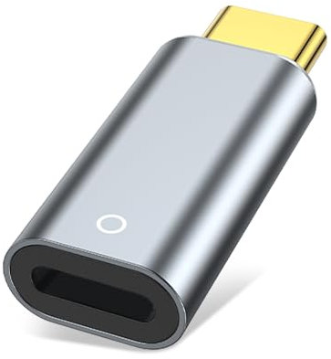 Jadebones USB-C to Pencil Adapter for Apple Pencil 1st Generation, USB C to for Lightning Pencil Charging Adapter Type C Bluetooth Pair Connector Compatible with iPad 10th Gen (Grey)
