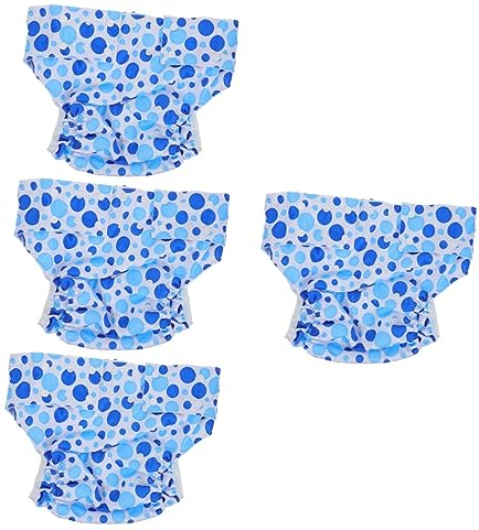 Healvian 4 Stück Windeln für ältere Menschen Unterhosen für Frauen Damen Slips Dessous für Damen Frauenunterwäsche Menstruationswindel Anti-Leck-Windel Höschen Sanitärhosen
