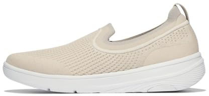 FitFlop Superq Knit Slip-Ons-Sneaker für Damen, beige, 41 EU
