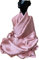 CARACCIOLO Foulard/stola sartoria 100% seta (ROSA CIPRIA)