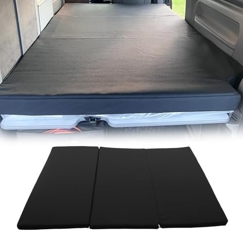 OMAC Matratze Schlafmatratze Klappmatratze für Ford Tourneo Custom 2023-2025 Schwarz