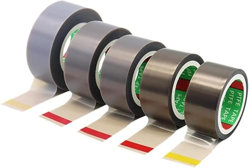 RYRYR Hochtemperatur-Isolier-Teflonband, 0,5 mm dick, 80–100 mm breit, PTFE-Klebstoff for Vakuumiermaschinen und die Elektroindustrie, 10 Meter lang(100mm)
