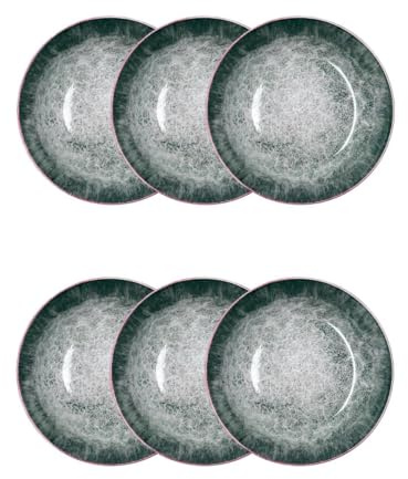 Bidasoa Set de 6 platos hondos Stela de porcelana 20 cm
