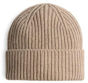 someday Damen Mütze | BEKY SOFT Strickmütze mit Wolle pale greige melange, 0