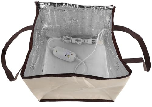 Cabilock GäRschrank Mit Heizung Faltbare Thermobox FüR Sauerteig Und Brotteig Temperaturkontrollierte GäRbox FüR GleichmäßIge TeiggäRung Zuhause Kompakt Und Energiesparend 11.81X11.81X7.87In